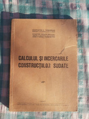 Calculul si incercarile constructiilor sudate Constantin Teodorescu foto