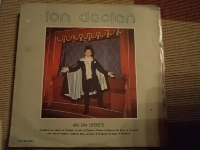 ion dacian Arii Din Operete disc vinyl lp muzica clasica opereta opera ECE 0588