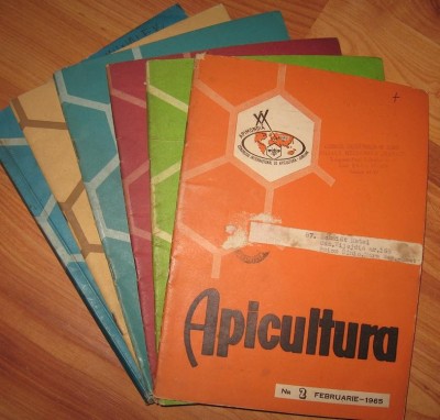 revista APICULTURA, 7 numere (2,5,7,9,10,11-12) 1965 (stuparit,albinelor,stuparului,albinarit) 10 lei/revista foto