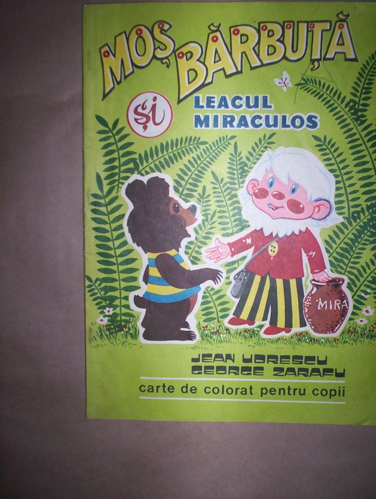 Mos Barbuta si leacul miraculos(carte de colorat pentru copii)-Jean  Udrescu,George Zarafu | arhiva Okazii.ro
