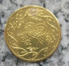MAHMUDEA TURCEASCA - MONEDA AUR - 1.,5 GRAME foto