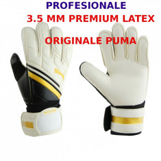 MANUSI PORTAR FOTBAL NOI ORIGINALE PUMA LIGA PROFESIONALE 3.5 MM MARIMEA 11 foto