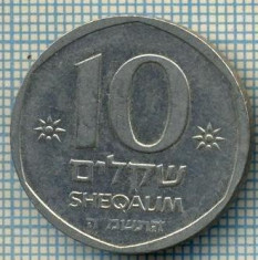 4147 MONEDA - ISRAEL - 10 SHEQALIM - anul 1985 ? -starea care se vede foto