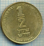 4160 MONEDA - ISRAEL - 1/2 NEW SHEQEL - anul 1991 ? -starea care se vede