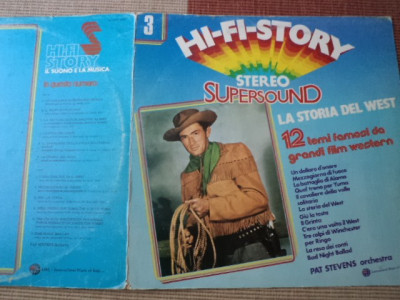 Temi famosi da grandi western la storia del west disc vinyl lp muzica teme filme foto