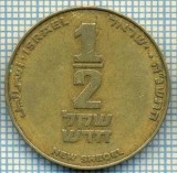 4157 MONEDA - ISRAEL - 1/2 NEW SHEQEL - anul 1995 ? -starea care se vede