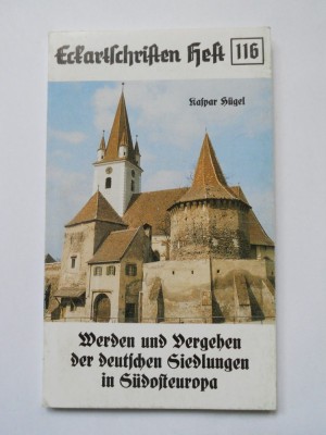 CARTE TRANSILVANIA-KASPAR HUEGEL-DEUTSCHEN SIEDLUNGEN IN SUDOSTEUROPA foto