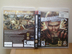 Mercenaries 2: World in Flames (PS3) (ALVio) + alte jocuri ps3 (VAND /SCHIMB ) foto