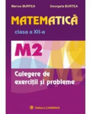 Marius Burtea - Matematica. M2. Clasa a XII-a. Culegere de exercitii si probleme - 7590 foto