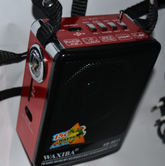 Radio Boxa Portabila Waxiba MP3 player microfon lanterna foto