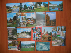 Lot 27 Carti Postale Turism RSR.(ONT Romania,Baile Herculane,Tusnad,Slanic Moldova,Soveja,Calimanesti,Borsec,Lacul Rosu,Voineasca,Moneasa,Paltinis) foto