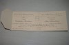 Invitatie Nunta 1926 Constantin Musceleanu & Petra Alexandrescu, Preot Ovidiu Musceleanu, Profesor Sava, Biserica Mihai Voda, Vintage