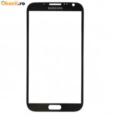 Geam Sticla Samsung Galaxy Note 2 N7100 Black Original foto