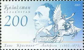 KAZAHSTAN 2005, Aniv. - Bicentenarul nasterii lui Hans Christian Andersen, MNH foto