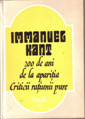 Immanuel Kant-200 de ani de la aparitia Criticii ratiunii pure foto