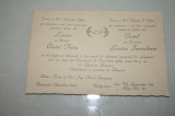 Invitatie nunta veche - 1943 - Lucica Ianculescu - Costel Petcu