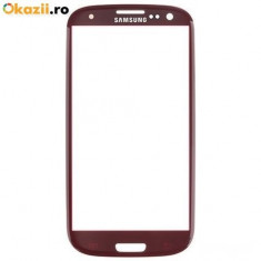 Geam Sticla Samsung Galaxy S3 i9300 Red Original foto