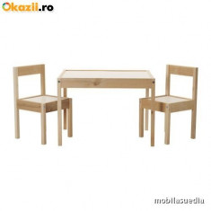 IKEA - LATT seturi masa copii cu 2 scaune alb lemn pin noua sigilata NOI SIGILATE CANTITATE + MULTE PRODUSE IKEA + Garantez cel mai bun pret OKAZII ! foto