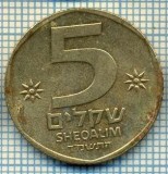 4218 MONEDA - ISRAEL - 5 SHEQALIM - anul 1984 ? -starea care se vede