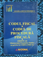 LEGISLATIE ECONOMICA - CODUL FISCAL / CODUL DE PROCEDURA FISCALA 2003 (CA NOU!)