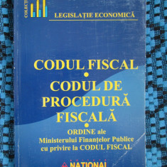 LEGISLATIE ECONOMICA - CODUL FISCAL / CODUL DE PROCEDURA FISCALA 2003 (CA NOU!)