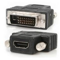 Adaptor DVI HDMI 24+1 pin - DVI Tata la HDMI Mama mufe AURITE foto