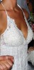 Rochie Mireasa Scurta Alba, Stil Princess, Trena Detasabila - Second Hand