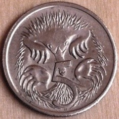 5 cents / centi 2002, Australia, Elizabeth II, stare AUNC foto