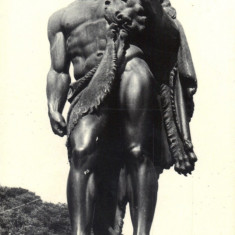 Carte postala CP CS021 Baile Herculane - Statuia lui Hercules - circulata 1971