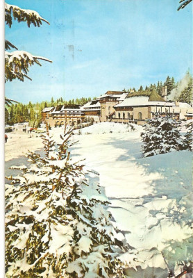 CPI (B3694) POIANA BRASOV. HOTEL SPORT, EDITURA MERIDIANE, CIRCULATA, 1975, STAMPILE, TIMBRU foto