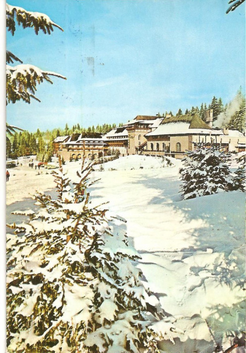 CPI (B3694) POIANA BRASOV. HOTEL SPORT, EDITURA MERIDIANE, CIRCULATA, 1975, STAMPILE, TIMBRU
