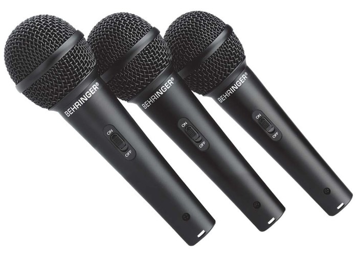 Set 3 microfoane cu fir Behringer XM1800S foto mare Set 3 microfoane cu fir Behringer XM1800S foto mare
