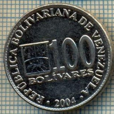 4309 MONEDA - VENEZUELA - 100 BOLIVARES - anul 2004 -starea care se vede