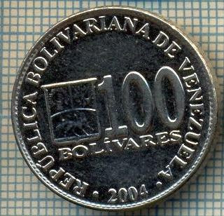 4309 MONEDA - VENEZUELA - 100 BOLIVARES - anul 2004 -starea care se vede
