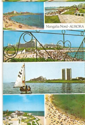 CPI (B3682) MANGALIA NORD, AURORA. MOZAIC, EDITURA MERIDIANE, CIRCULATA, 1976, STAMPILE, TIMBRU foto