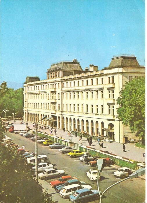 CPI (B3688) SIBIU. HOTELUL &quot;BULEVARD&quot;, EDITURA OSETCM, CIRCULATA, 1982, STAMPILE, TIMBRU, AUTOTURISME, AUTOTURISM