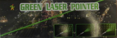 LASER POINTER VERDE 532nm 50mW GREEN CLASA II cap 3D proiectii max 2km- NOU foto