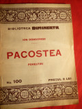 I.Dongorozi - Pacostea -Povestiri -Prima Ed. 1924, Alta editura