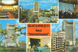 Carte postala CP B021 Bucuresti -Hotel Intercontinental - circulata 1977 [I]