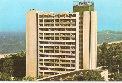 CPI (B3669) MAMAIA, HOTEL RIVIERA, PUBLITURISM, CIRCULATA, 1977, STAMPILE, TIMBRU foto