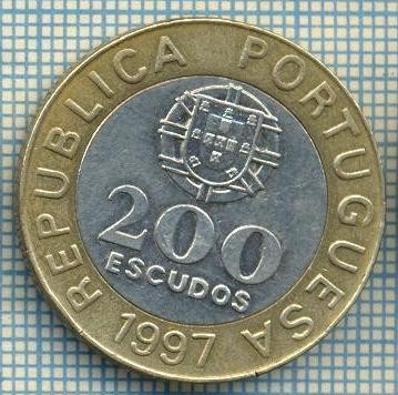 4361 MONEDA - PORTUGALIA - 200 ESCUDOS - 1997 -BIMETAL -starea care se vede foto