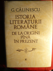 G.Calinescu - Istoria Literaturii Romane de la origini pana in prezent - 1986 foto