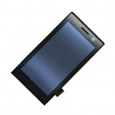 Ansamblu din LCD ecran display afisaj cu geam sticla si touchscreen digitizer touch screen Sony Ericsson SonyEricsson ST25i XPERIA U Kumquat ST25 NOU foto