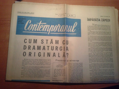 ziarul contemporanul 10 februarie 1967 foto