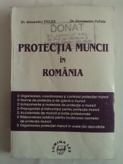 PROTECTIA MUNCII IN ROMANIA - ALEXANDRU TICLEA si CONSTANTIN TUFAN foto