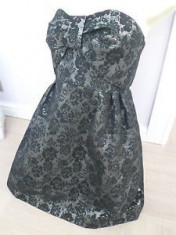 Rochie de seara, jaquard metalic, NEW LOOK, femei marimea UK 14/ EU 42 foto