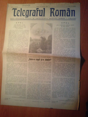 ziarul telegraful roman 15 ianuarie 1981-foaie editata de ariepiscopia sibiului foto