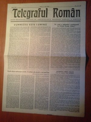 ziarul telegraful roman 1 mai 1990 - foaie editata de arhipiscopia sibiului foto