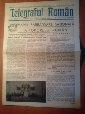 ziarul telegraful roman august 1989 ( marea sarbatoare nationala,23 august ) foto