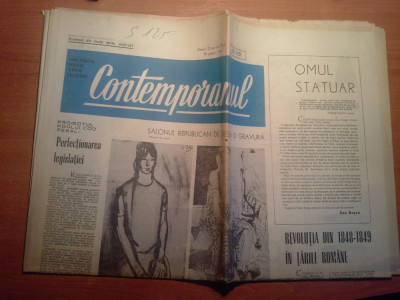 ziarul contemporanul 12 aprilie 1968 foto